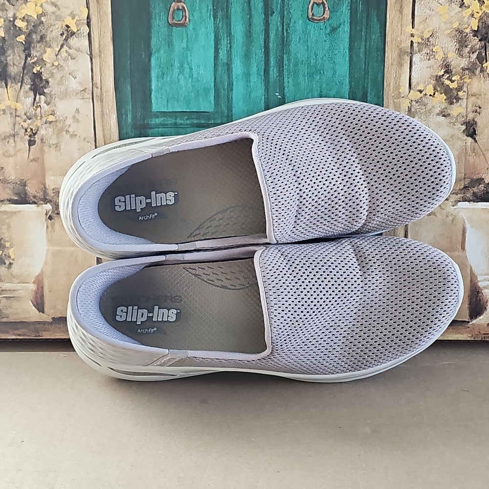 Skechers Women's Slip-Ins Arch Fit Summer Views Walking Shoes Tpe Size 9 - Picture 7 of 9
